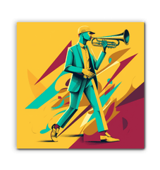 Jazzed Up Elegance Canvas Print - Beyond T-shirts