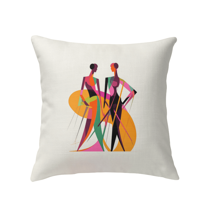 Artistic Vogue Throw Pillow - Beyond T-shirts