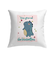 You Give Me Butterflies Indoor Pillow