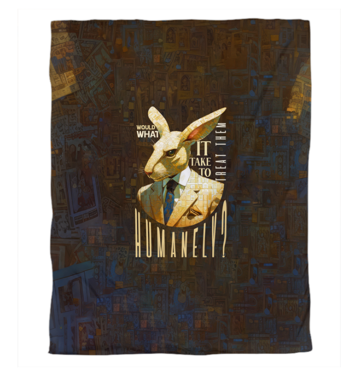 Rock Star Rabbit Duvet Cover - Bedroom Decor.