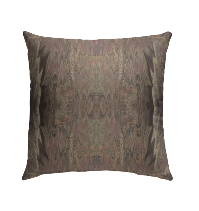 Weather-resistant Harmony Garden Pillow in outdoor setting.