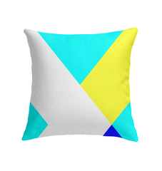 Comfortable indoor pillow for yoga and relaxation.