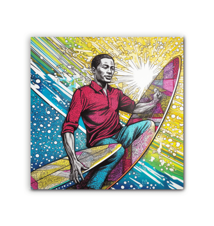 Detailed texture of Surfing 5 20 Canvas art