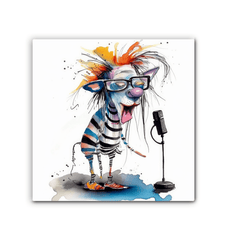 Rhythmic Revels Caricature Art Canvas - Beyond T-shirts