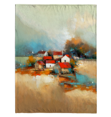 Starry Night Sky Sherpa Blanket
