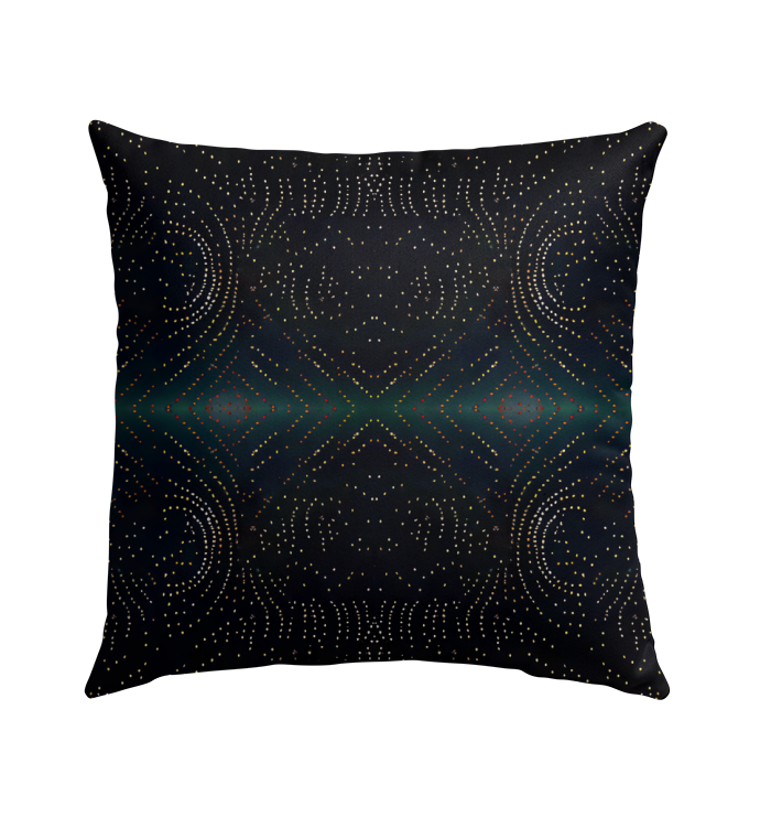 Serene beach-inspired pillow perfect for outdoor decor