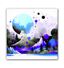 Majestic Mesa Rocky Landscape Canvas