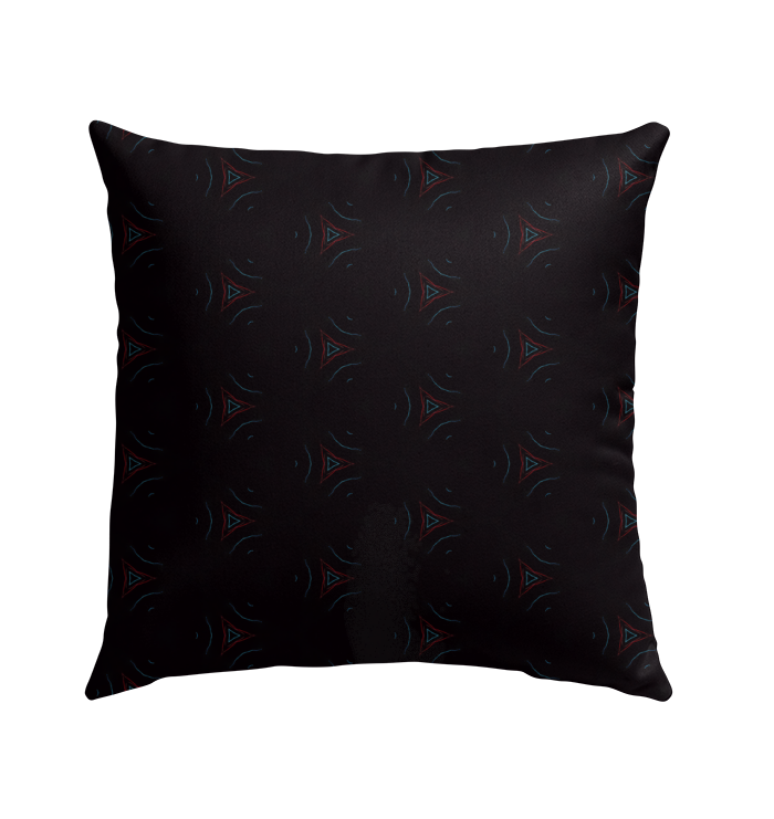 Meadow Dreams Outdoor Pillow with Floral Design in a Garden