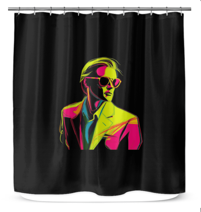 Artistic Vogue Shower Curtain - Beyond T-shirts