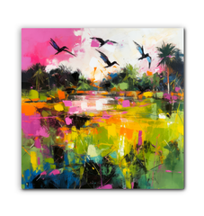 Coastal Dreams Landscape Wrapped Canvas