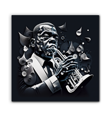Ska Skankin Wrapped Canvas