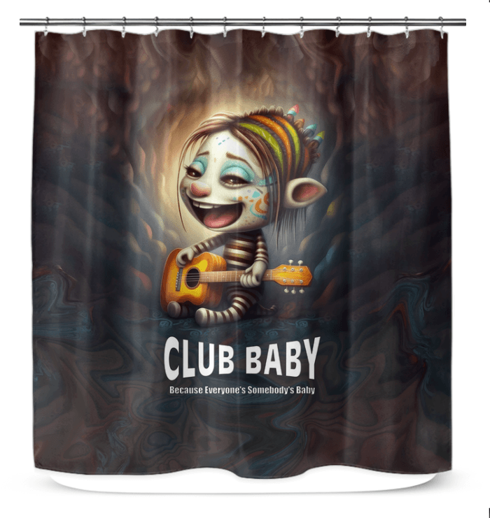 Stylish CB3-107 Bathroom Shower Curtain