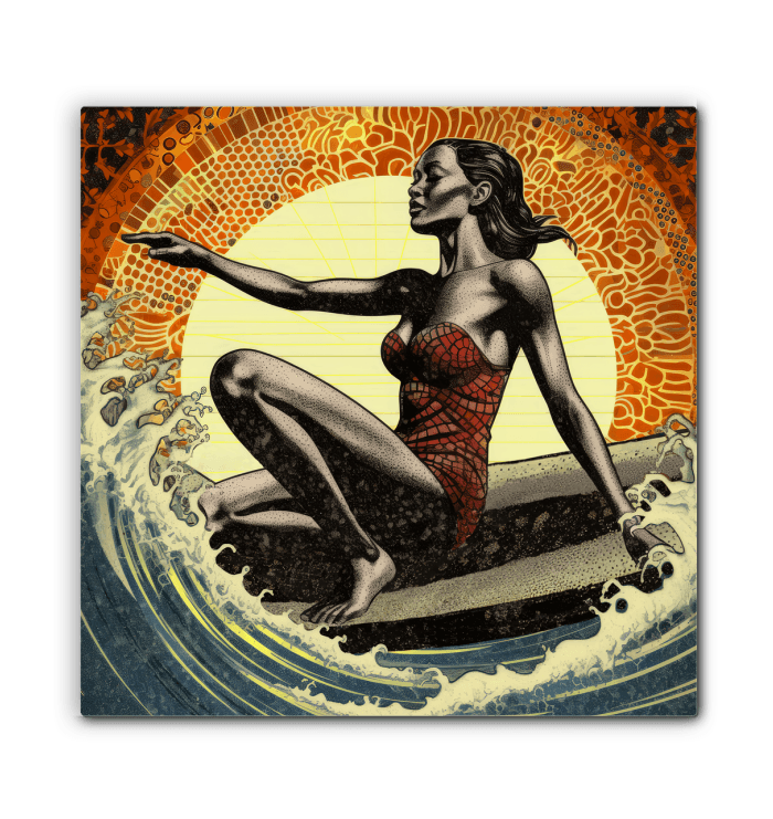 Surfing Serenade Canvas Print - Beyond T-shirts