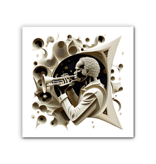 Notation Nebula Wrapped Canvas