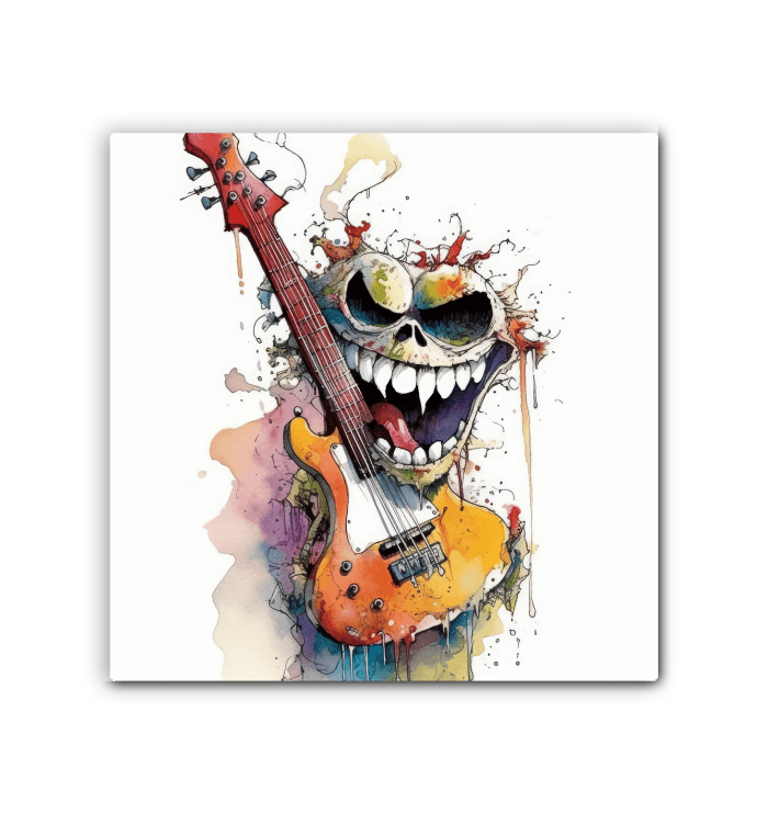 Beat-bopping Buffoonery Caricature Art Canvas - Beyond T-shirts