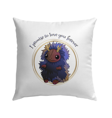 I Promise To Love You Forever Outdoor Pillow