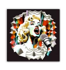Jazz Echoes Wrapped Canvas