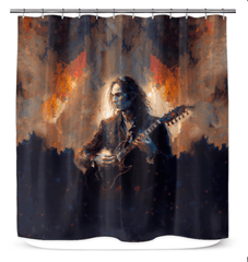 Relax and Unwind with our Musical Harmony Shower Curtain - Beyond T-shirts