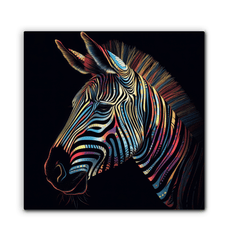 Zebra Stripes Elegance Canvas - Beyond T-shirts