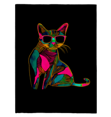 Cat Nap Paradise Sherpa Blanket - Beyond T-shirts