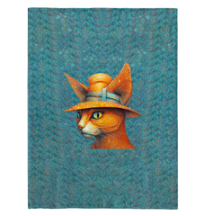 Soft and Stylish Cat Lover's Paradise Sherpa Blanket