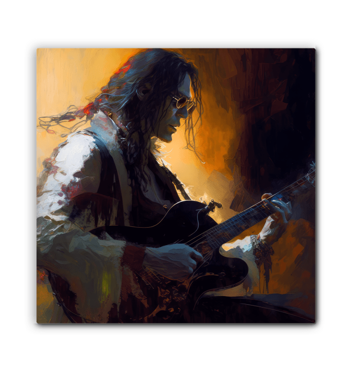 Guitar Harmony - Contemporary Music Canvas - Beyond T-shirts