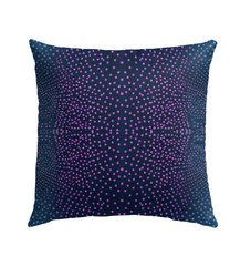 Close-up of Floral Oasis Beyond Style Outdoor Pillow with intricate floral patterns.