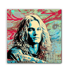 Surfing Tranquility Canvas Art Print - Beyond T-shirts