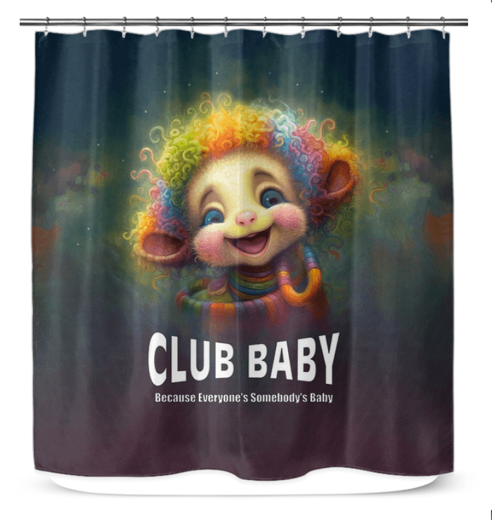 Stylish CB3-104 Bathroom Curtain