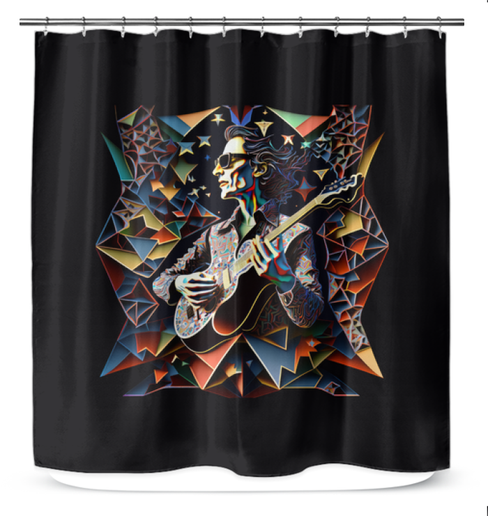 Chord Cascade Shower Curtain