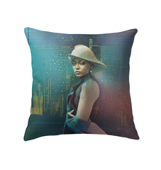 Serene Bliss Beyond Style Indoor Pillow with elegant design.