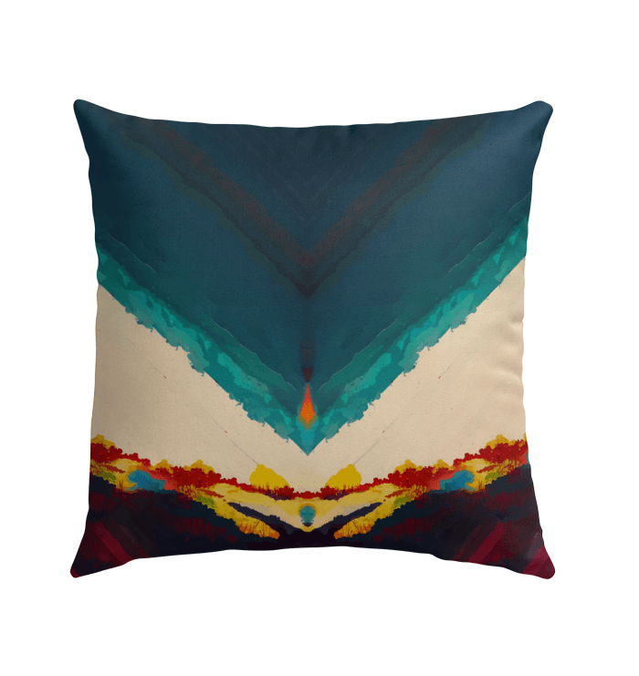 Vibrant and durable SurArt 116 pillow, ideal for outdoor lounging and decorative flair.