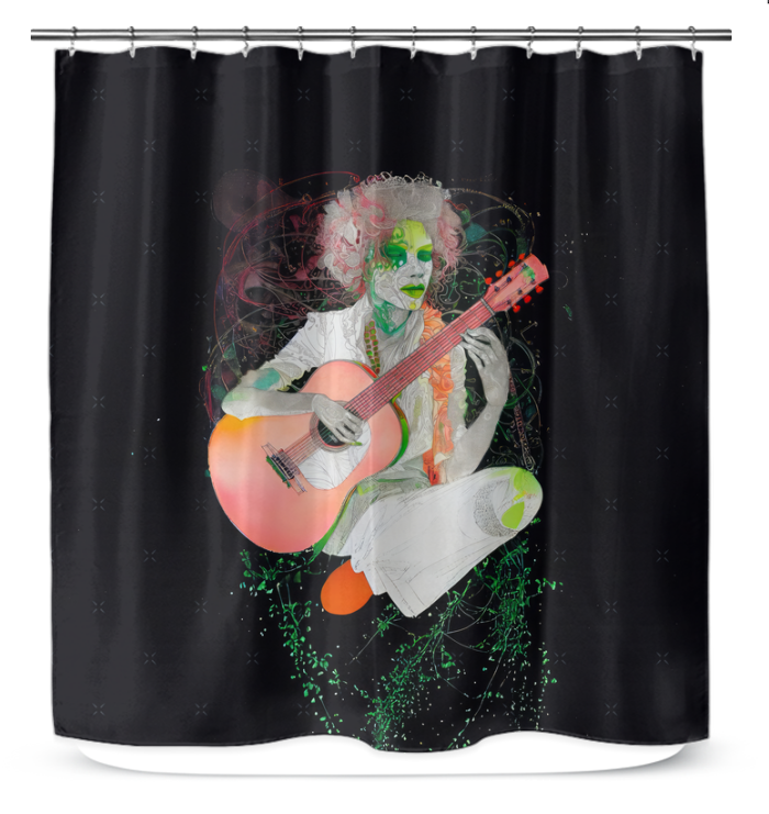 Elegant Tulip Temptation Shower Curtain with a vivid floral design for a modern bathroom look.