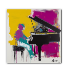 Minimalist Melody Wrapped Canvas