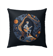 Chamber Music Chic Outdoor Pillow
