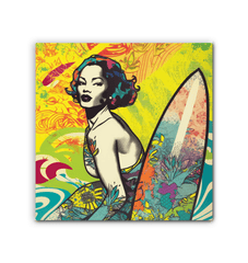 Surfing 1 49 Wrapped Canvas - Beyond T-shirts