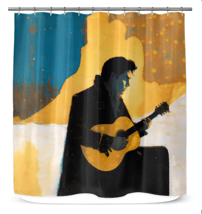 Harmonious Bathing: Music-Lover's Premium Shower Curtain - Beyond T-shirts