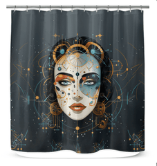 Visionary Vibes Shower Curtain - Beyond T-shirts