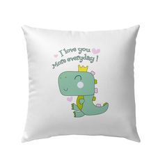 I Love You Everyday Outdoor Pillow