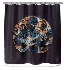 Reggae Ripples Shower Curtain