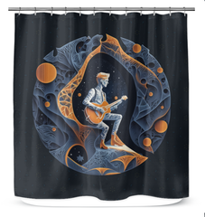 Symphony Swirl Shower Curtain