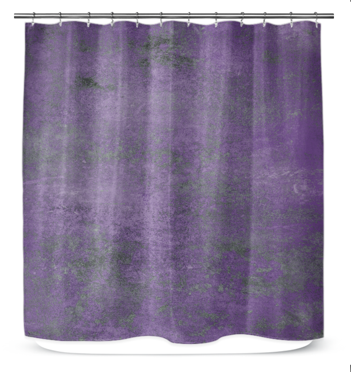 Vintage Charm Rustic Texture Shower Curtain
