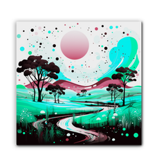 Breathtaking Biome Jungle Landscape Canvas