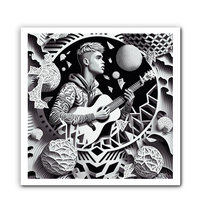 Oceanic Vibes Siren Songs Wrapped Canvas Art