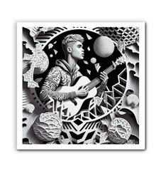 Oceanic Vibes Siren Songs Wrapped Canvas Art