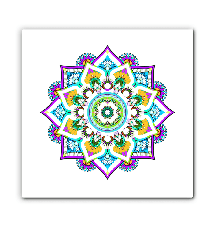 Mandala Blossom Ceramic Mural - Beyond T-shirts