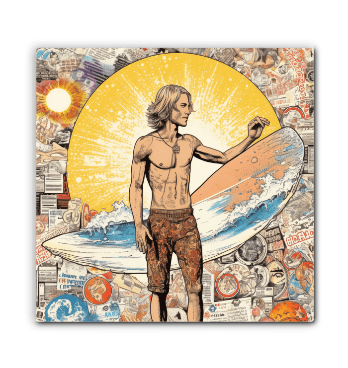 Surfing Dreams Canvas Art Print - Beyond T-shirts