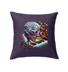 Musical Bassline Bliss  Indoor Pillow