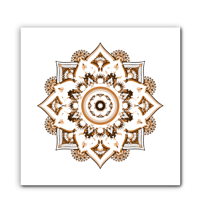 Mandala Wisdom Metal Wall Clock - Beyond T-shirts