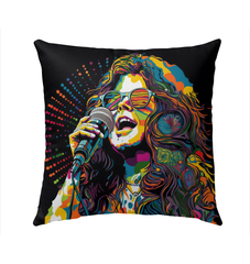 Music Lover's Oasis Outdoor Pillow
